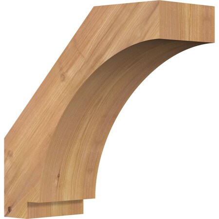 Ekena Millwork 5 1/2"W x 14"D x 14"H Imperial Smooth Knee Brace, Western Red Cedar BRC06X14X14IMP00SWR